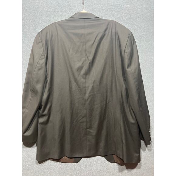 Vintage RALPH Ralph Lauren Mens 100% Wool Blue Label Blazer Brown Size 52-XL - Picture 10 of 12